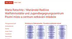 Desktop Screenshot of marianske-radcice.com